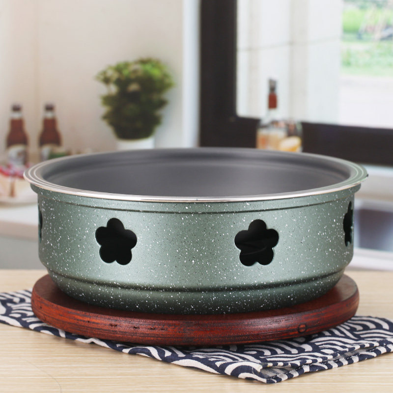 干锅锅家用套装饭店酒店餐厅商用酒精炉固体小火锅酒精锅干锅炉