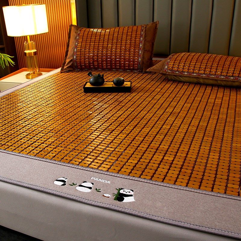 夏季麻将席可折叠1.5米1.8x2.0双人空调竹席冰藤席冰丝席学生宿舍,床上用品,竹席,淘宝优惠券,粉丝福利购,淘宝优惠卷