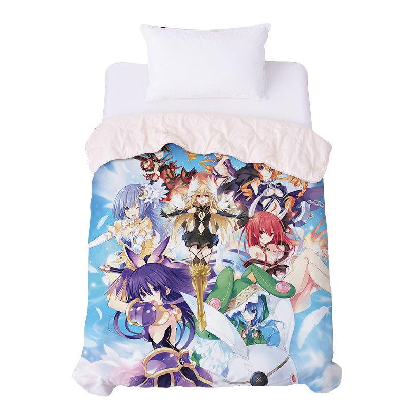 时崎狂三空调被来图定做约会大作战宿舍单人动漫夏凉薄被子春秋被,床上用品,化纤被,淘宝优惠券,粉丝福利购,淘宝优惠卷