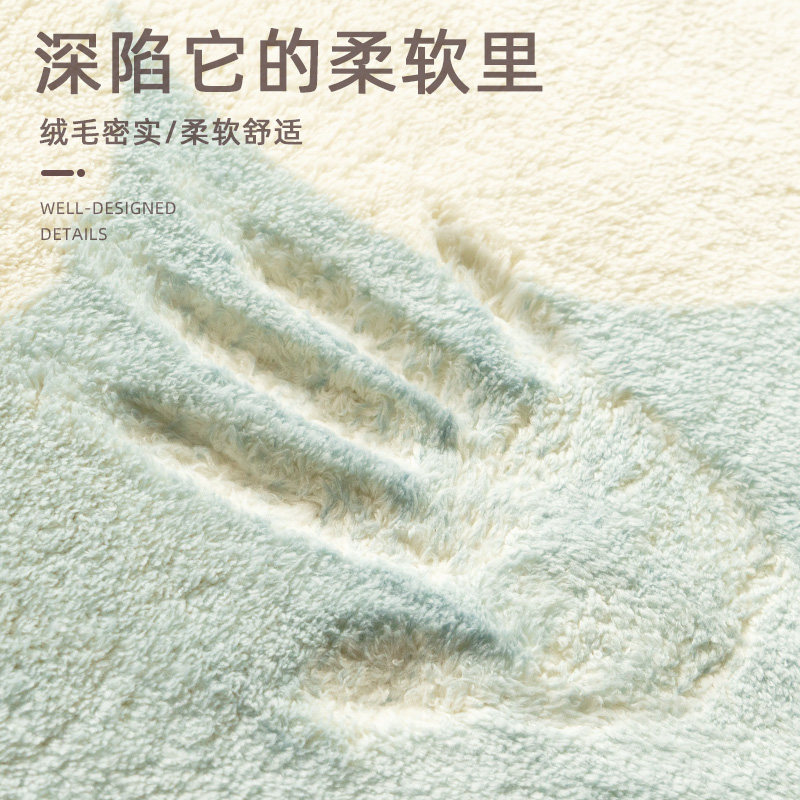 卡通圆形地毯儿童地垫卧室吊篮吊椅防滑垫子客厅床边动物加厚房间