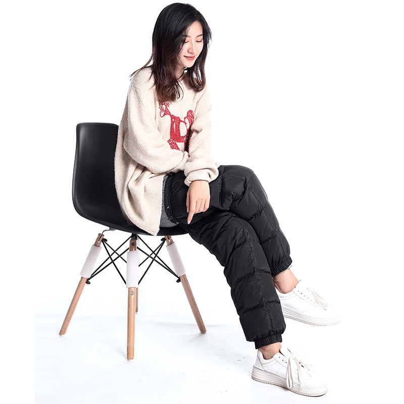 羽绒护膝摩托车防风男女冬季骑车保暖加厚加大防水防寒电动车护腿