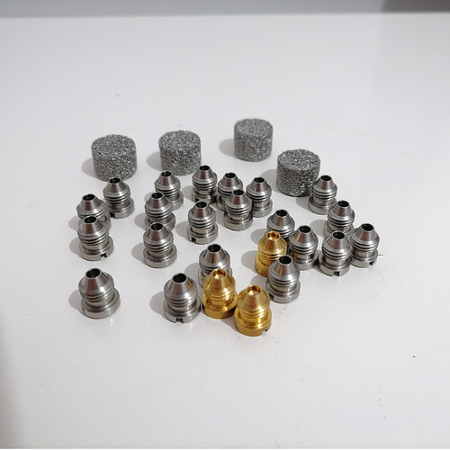 PA泡沫喷壶喷芯喷嘴发泡滤芯配件纯铜不锈钢洗车pa喷壶吸管鸭嘴