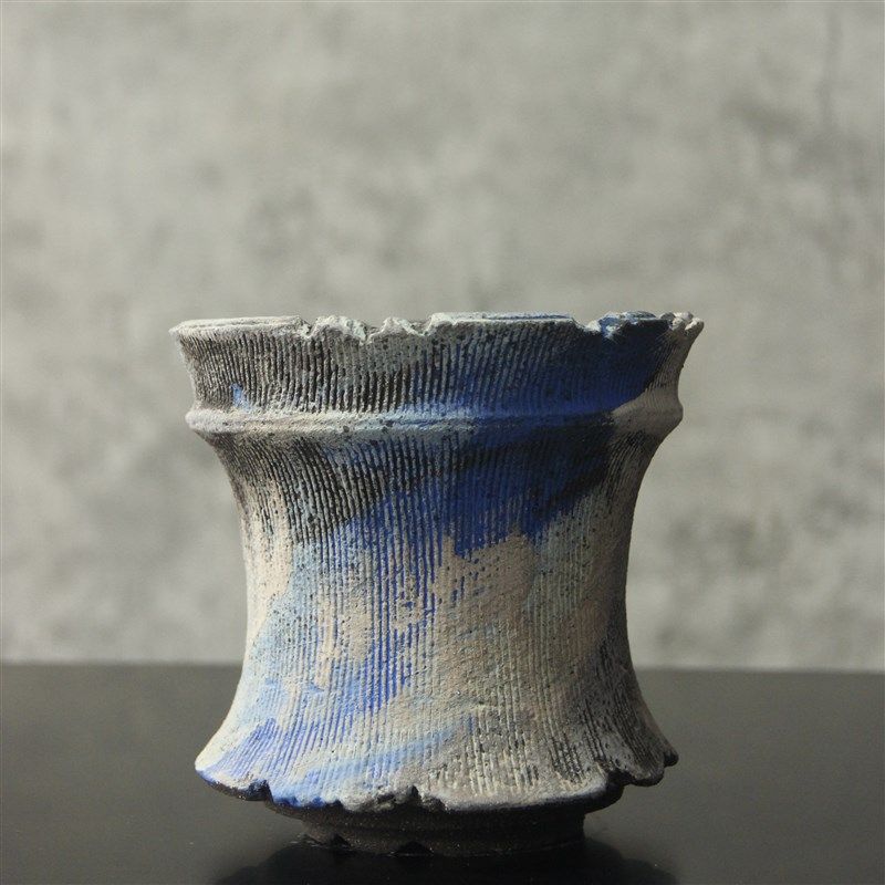 素八九手工粗陶斑驳条纹日式块根植物球兜龙舌兰枯陶瓷简约花盆,鲜花速递/花卉仿真/绿植园艺,花盆,淘宝优惠券,粉丝福利购,淘宝优惠卷