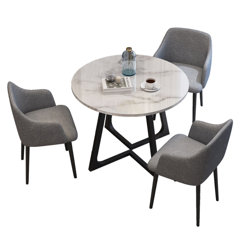轻奢大理石洽谈接待桌椅简约组合售楼处会客办公休闲桌椅小圆餐桌,住宅家具,板木餐桌,淘宝优惠券,粉丝福利购,淘宝优惠卷