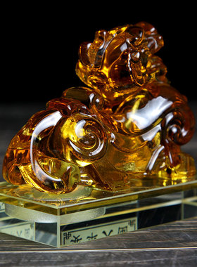 麒麟汽车摆件车载貔貅车内饰品摆件高档男士中控台车饰装饰品