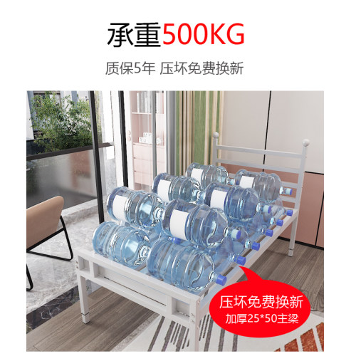 快活熊铁艺儿童拼接床升降高度宝宝加宽床大人可睡边床婴儿床延边