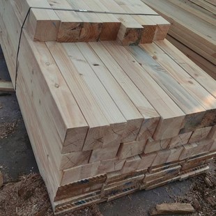 防腐木垫木枕木户外木方吊车支腿千斤顶矿用设备松木大木方木梁