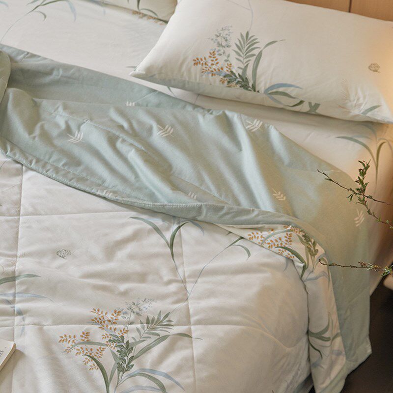 可机洗全棉夏被空调被夏季纯棉夏凉被单人学生宿舍夏天薄被子被芯