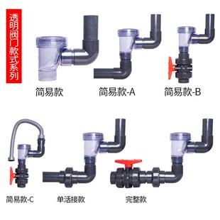 厨房下水道防返水立装止回阀PVC返水阀 塑料逆止阀防反水阀防臭