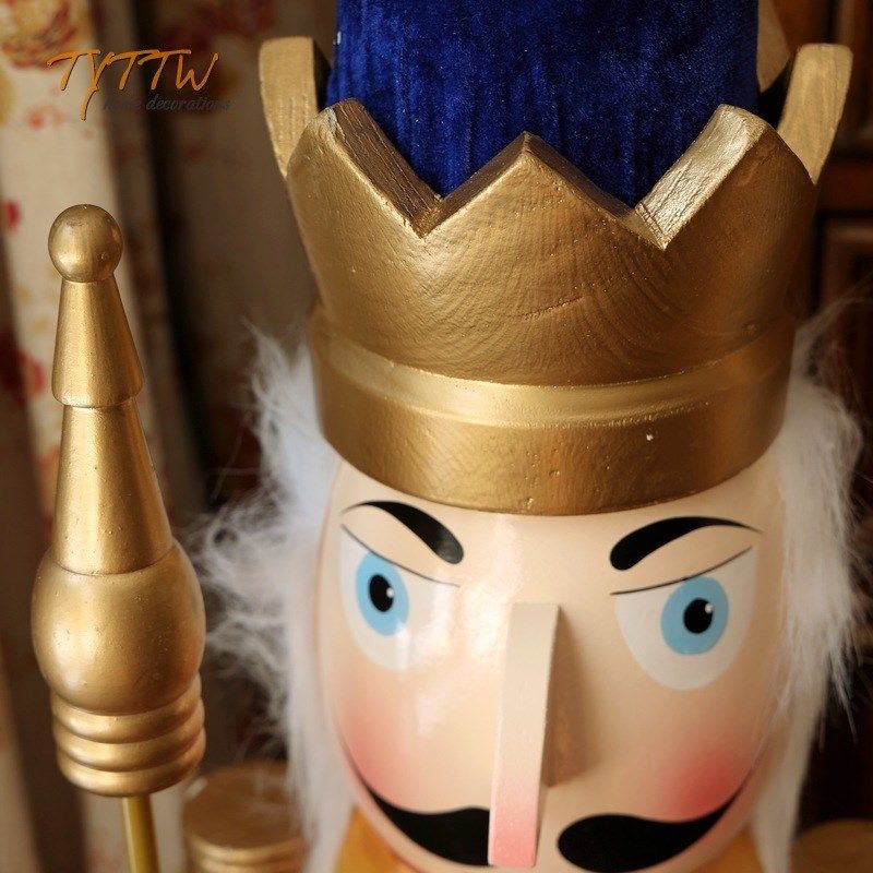 欧式胡桃夹子木偶士兵电视柜旁边落地大型摆件创意门厅餐厅大摆件,家居饰品,桌面摆件,淘宝优惠券,粉丝福利购,淘宝优惠卷