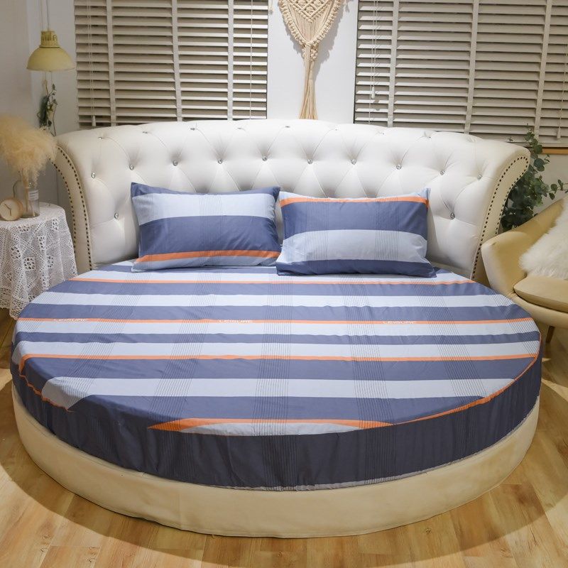 全棉圆床床笠单件纯棉圆形圆床床单床罩四件套床垫防滑保护套2.0m,床上用品,床笠,淘宝优惠券,粉丝福利购,淘宝优惠卷