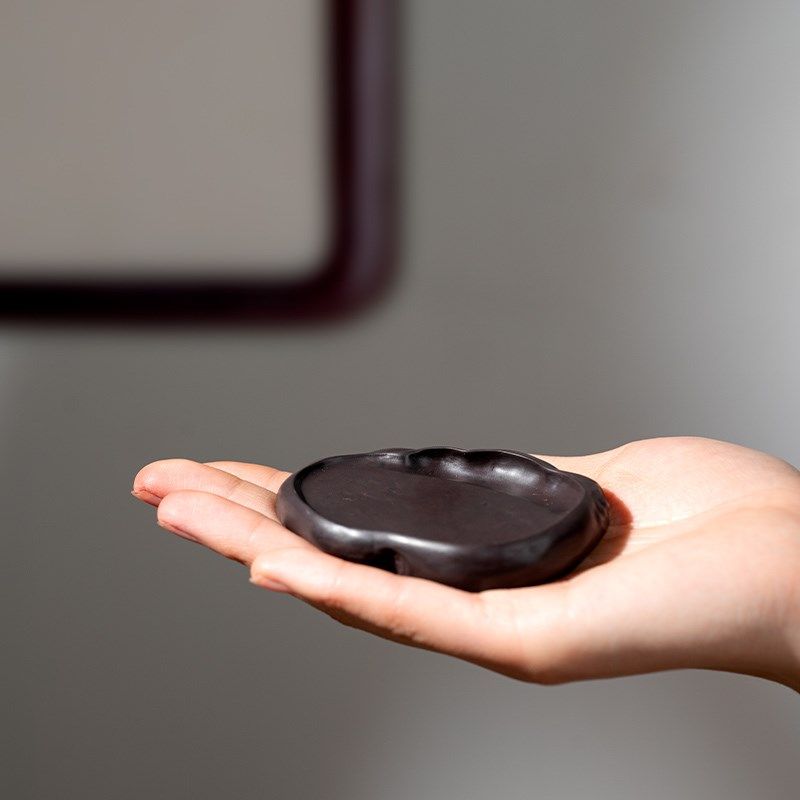 善琏湖笔端砚肇庆孤品小砚台可研墨天然原石高档书法专用老坑便携,文具电教/文化用品/商务用品,砚台,淘宝优惠券,粉丝福利购,淘宝优惠卷