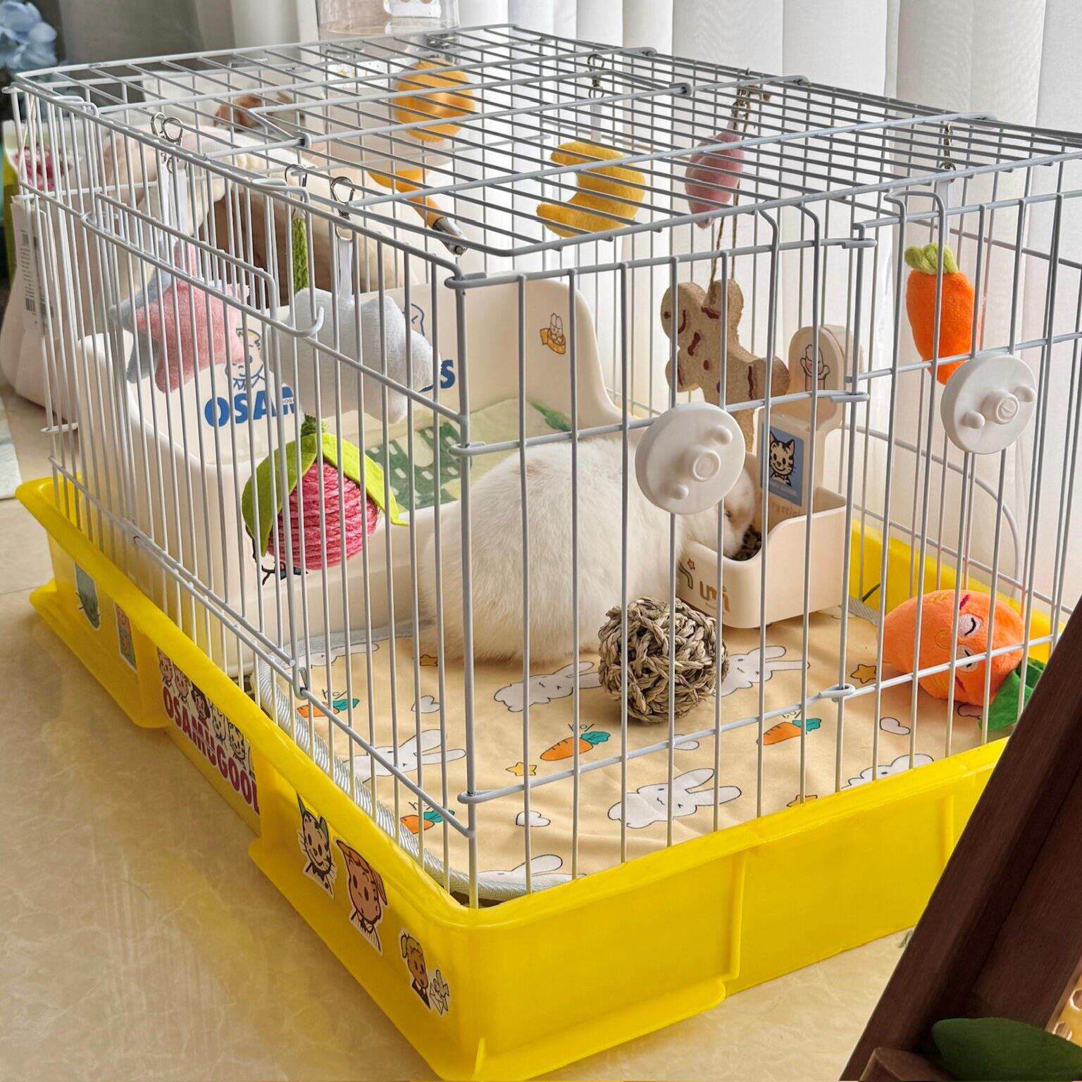 兔子专用笼子家用室内小型防喷尿宠物笼荷兰猪豚鼠笼自动清粪兔窝