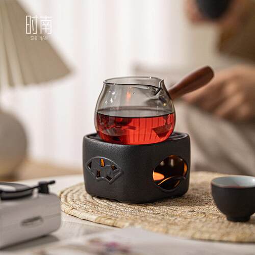 暖茶温泡茶炉套装陶瓷热茶煮茶炉蜡烛加热底座花茶保温煮茶温茶器