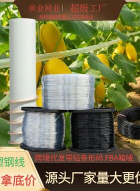 现货大量供应PET聚酯托幕线 适用于大棚农业葡萄架 遮阳网 挂绳等