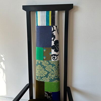 盖雅新中式太师椅现代中式玄关休闲椅高背女王餐椅西餐厅酒吧餐椅