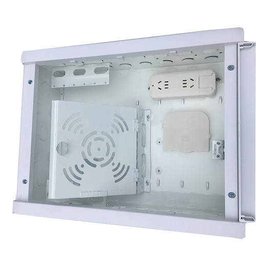 弱电箱家用套装多媒体信息箱光纤入户箱大号400*300插座暗装包邮