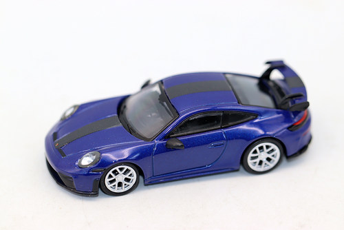 PARA64保s时捷911 GT3 992.2跑车1/64合金车精品模型收藏摆件