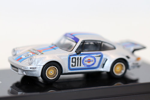 Para 1/64 保时捷911 RSR3.0 拉力赛车模型合金车玩具收藏摆件
