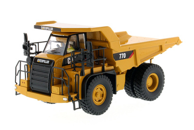 DM 1/50 CAT 770 Dump Truck卡特矿用自卸卡车工程车模型摆件礼品