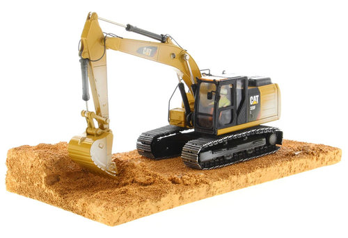 DM 1:50 Cat 320F Weathering Series 卡特挖掘机模型泥泞版限量
