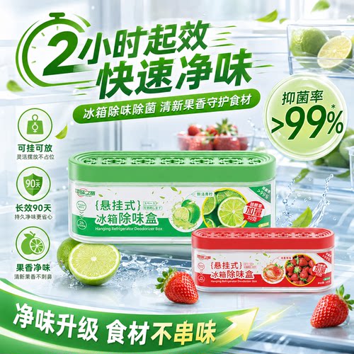 冰箱活性炭强效除味剂除臭保鲜