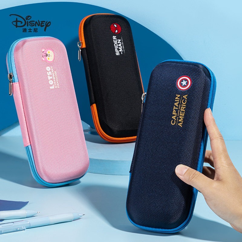 Disney迪士尼联众笔袋简约文具盒铅笔盒男孩女孩子新款网红高颜值可爱小学生儿童大容量学霸高级感文具袋