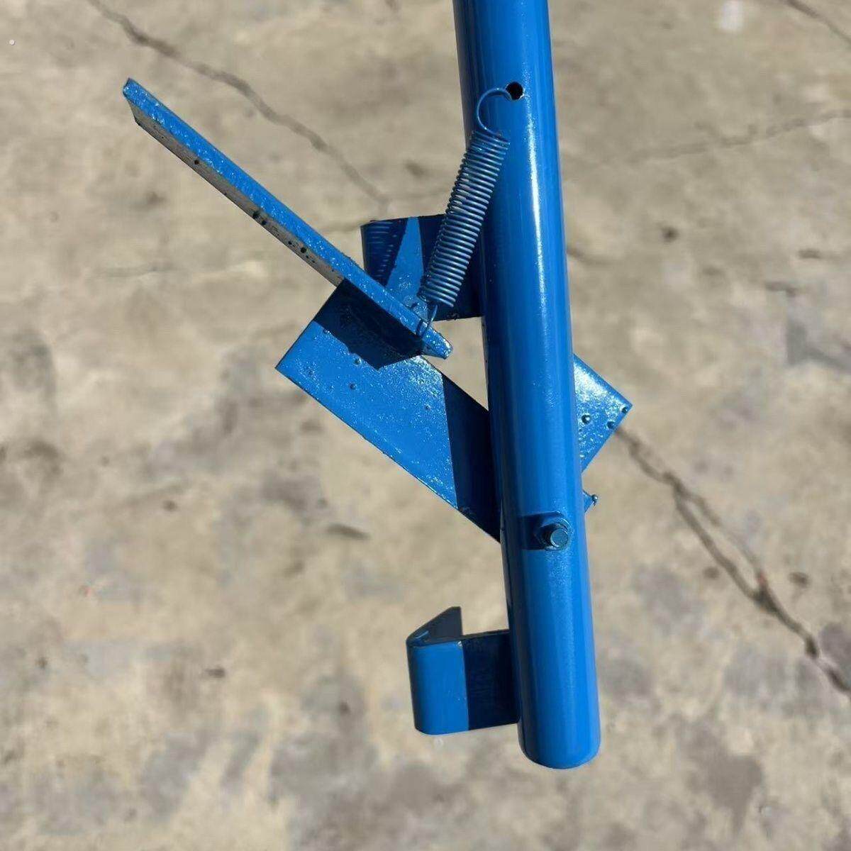 新款弹簧式多功能农用插杆器大棚插拔管神器