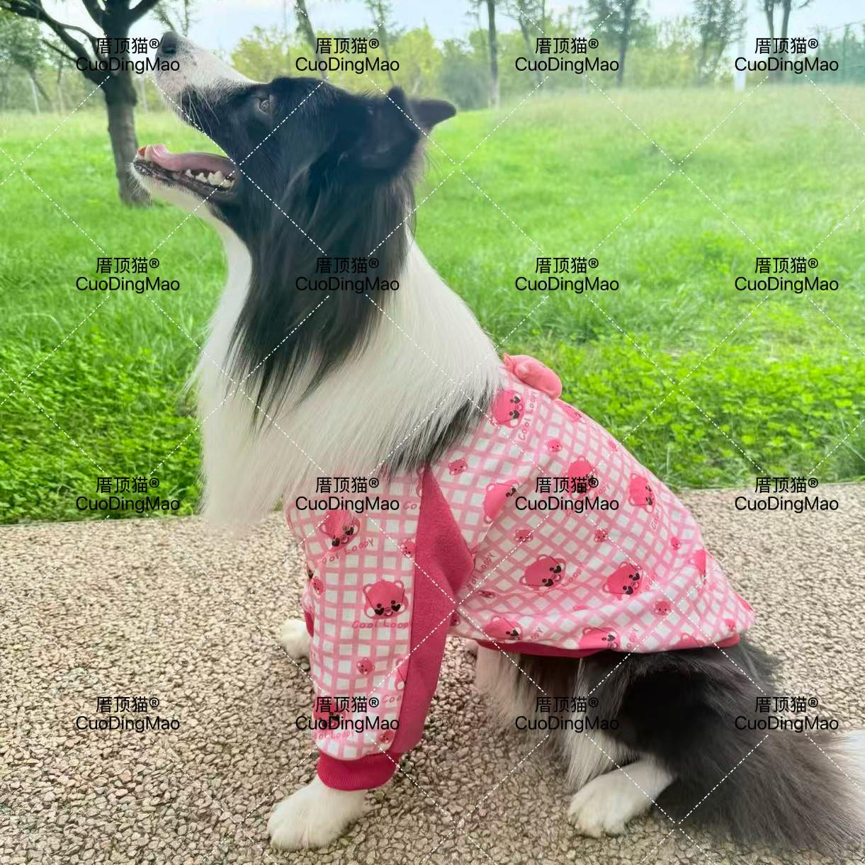 大型犬宠物衣服关节双面加厚护肘服大狗防肘磨损保养保护护膝服装