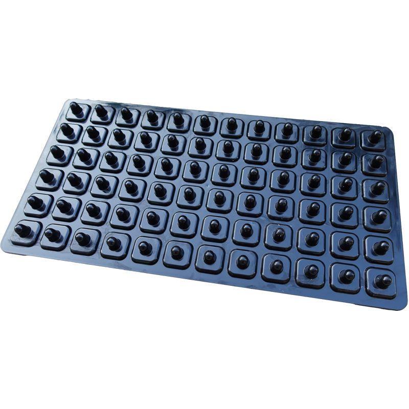 育苗穴盘托盘打孔器压孔器营养盘专用塑料压穴板压坑板播种工具