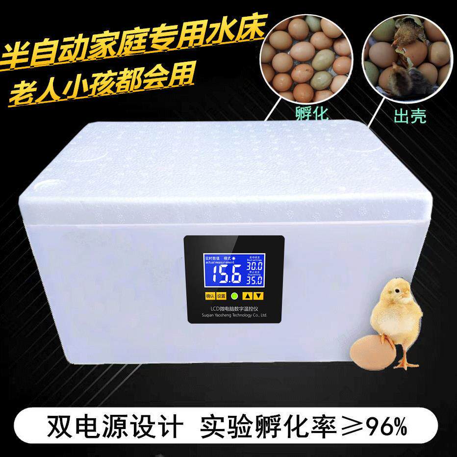 【高孵化率】水床孵化器小型家用全自动智能迷你孵化机小鸡孵化箱