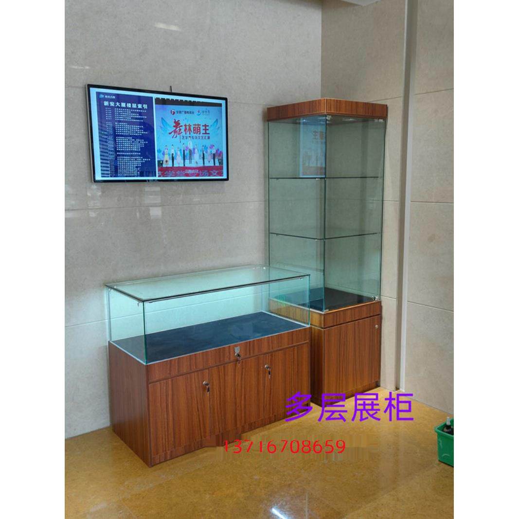 博物馆展柜古董古玩展示柜瓷器文物独立展柜珠宝首饰玻璃展览柜台