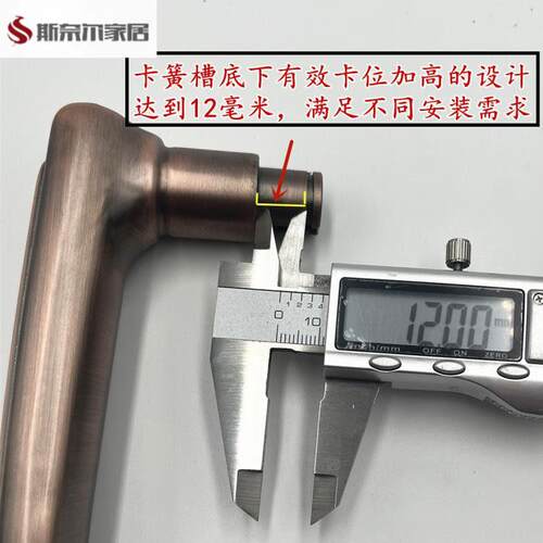 防盗门把手把手门套把手锁具配件大门执手加厚防盗门锁空心把手进