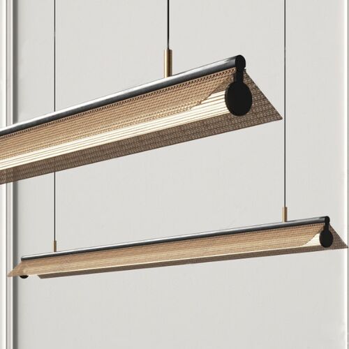 设计师复古长条餐厅吊灯吧台定制灯创意个性工业风办公室吊灯新款