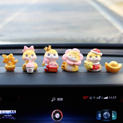 2025年新款汽车饰品摆件高级感车载中控台屏幕可爱小蛇车装饰用品