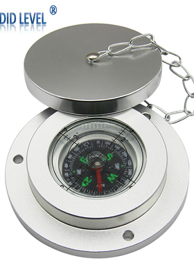 带盖子指南针水平仪10075吊车水平泡钻井机水准仪打桩机泵浦车水