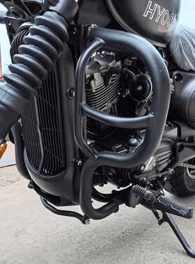 轻骑骁胜24款GV300保险杠护杠防摔高碳钢坚固无损安装QH300