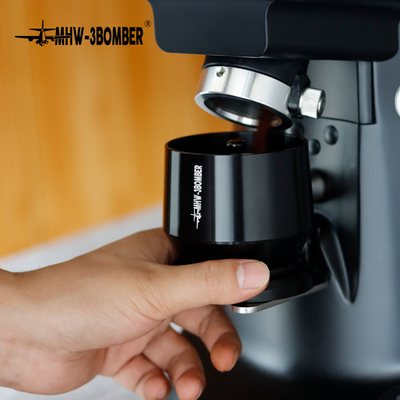 mhw-3bomber轰炸机接粉器58mm 磨豆机接粉杯 手冲意式咖啡落粉器