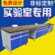 全钢实验台工作台实验室操作台试验台化验室钢木中央台学生实验桌
