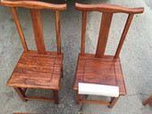 仿古花梨木小餐桌椅组合红木实木凳子四方桌方桌官帽靠背儿童写字