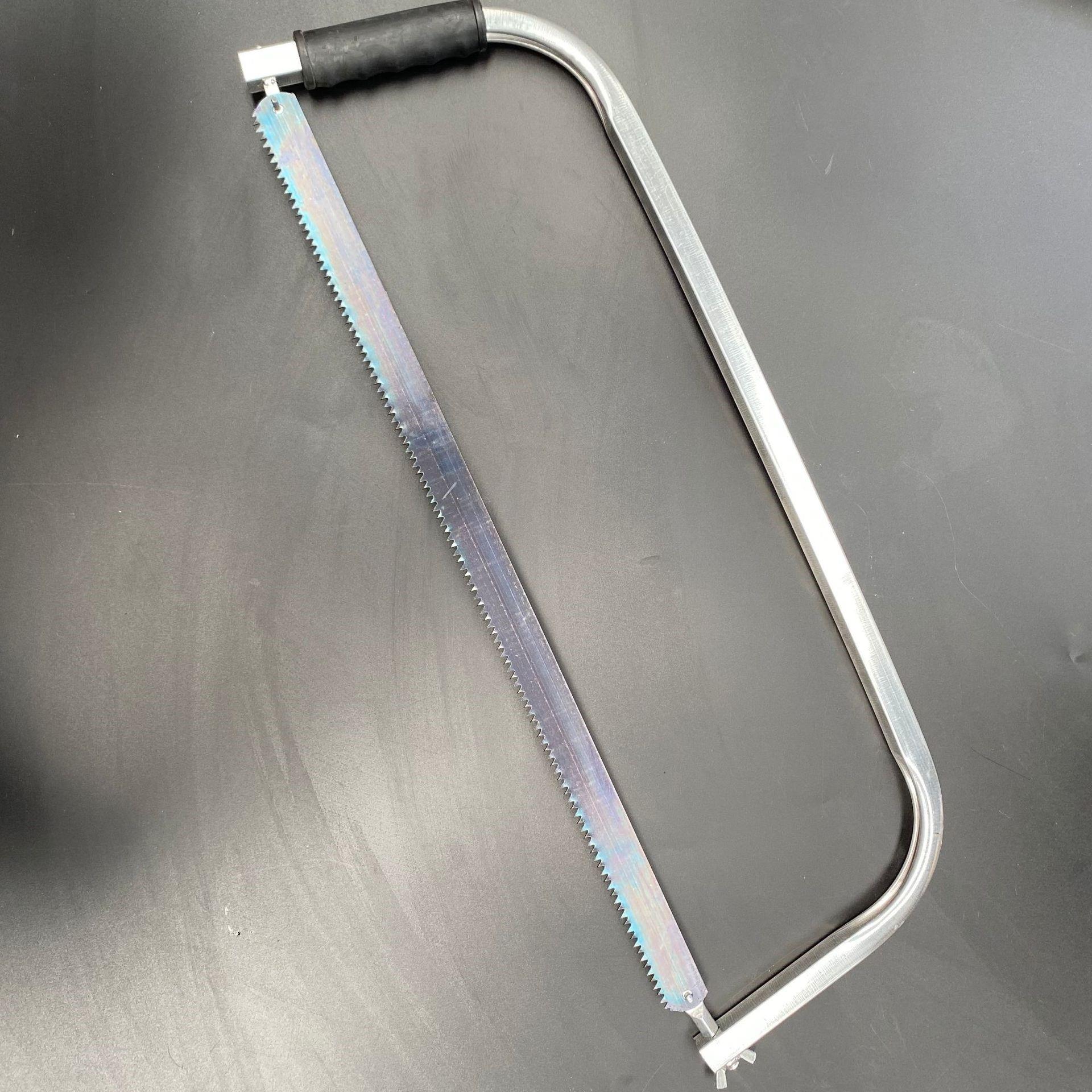 手工锯架木工锯子加长钢锯家用锯子伐木锯树30CM钢锯架50厘米钢锯