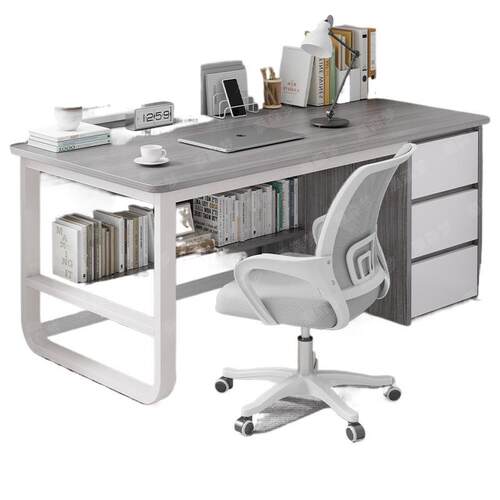 学生家用带抽屉电脑写字桌