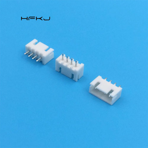现货XH2.54-4A白色直针座 白色连接器xh2.54 4pin针座2.54 4p直针