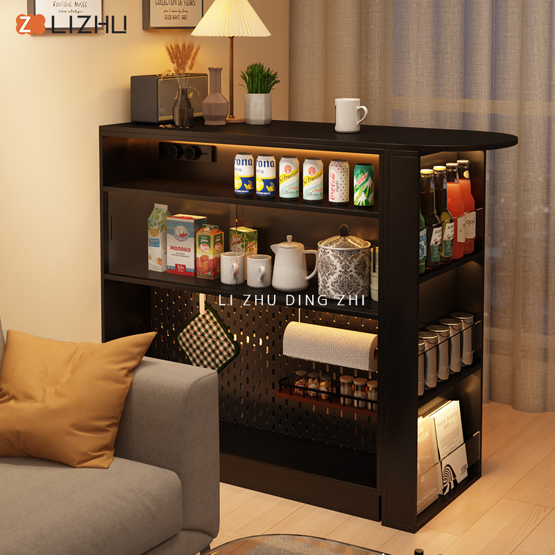 北欧吧台桌子家用客厅伸缩移动一体餐柜收纳柜小户型日式岛台,住宅家具,吧台,淘宝优惠券,粉丝福利购,淘宝优惠卷