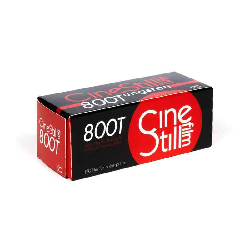 CineStill 800T 120灯光彩色电影胶卷无碳C41冲洗2025年10月1卷