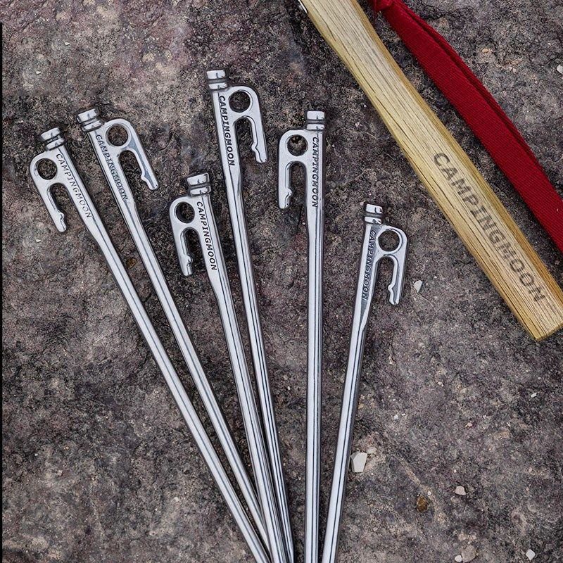 柯曼天幕地钉K30不锈钢锻造野营帐篷固定防脱落套装加粗科曼地丁,户外/登山/野营/旅行用品,地钉,淘宝优惠券,粉丝福利购,淘宝优惠卷