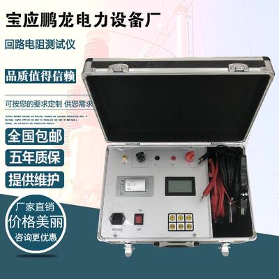 100A回路电阻测试仪 开关表面阻值测试仪 带打印 智能回路仪200A