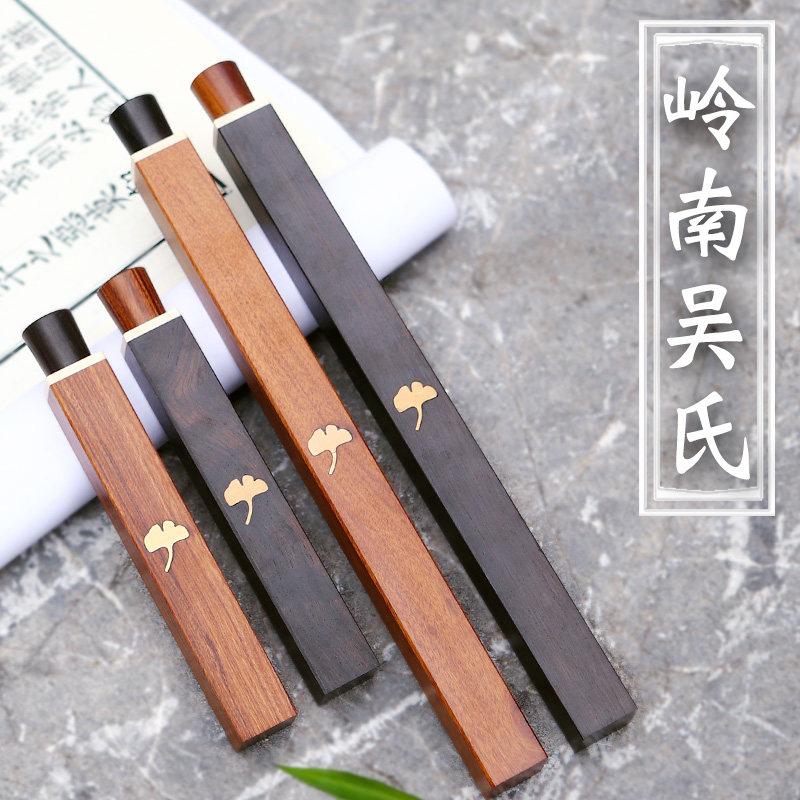 黑檀木酸枝线香放香筒家用装香管香桶方形木质香道长款短款带香插,家居饰品,香薰炉,淘宝优惠券,粉丝福利购,淘宝优惠卷