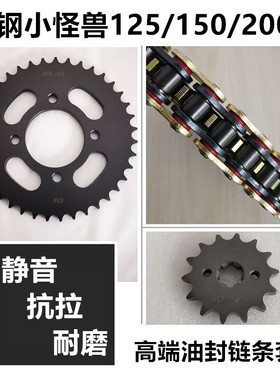 银钢YG150-23小怪兽YG125-21A YG200-3牙盘链轮链盘套链油封链条