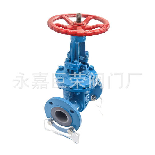 四氟化工闸阀Z41F46-10CZ41F46-25C铸钢材质衬氟